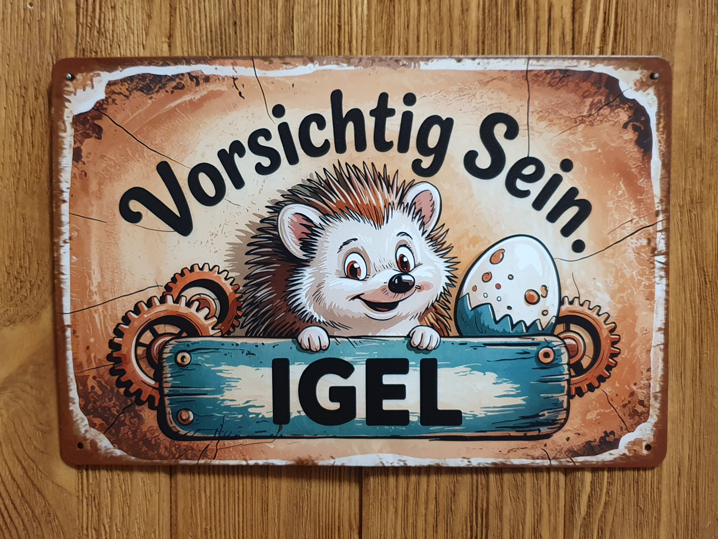 Vorsichtig sein. Igel