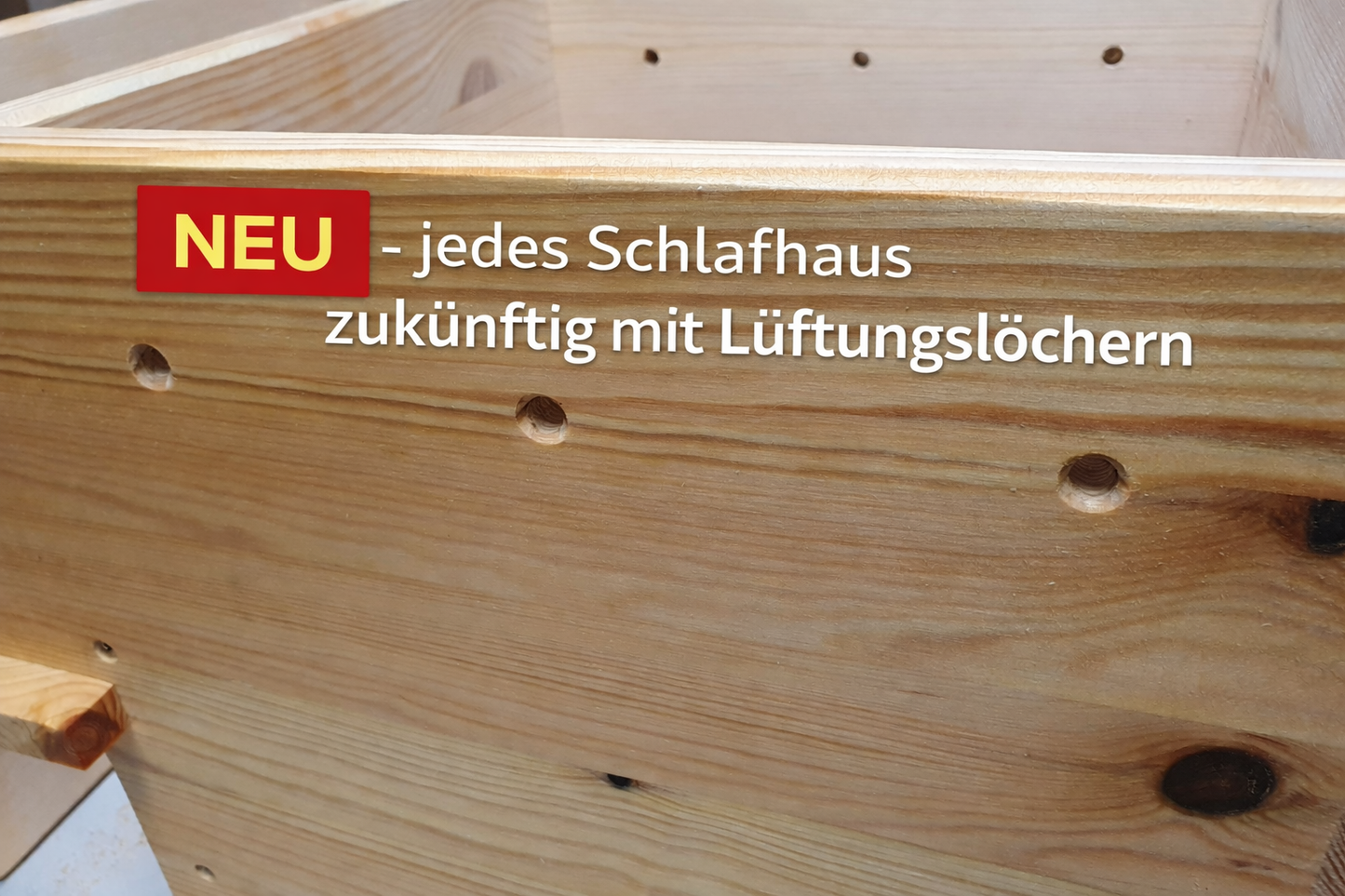 Igelschlafhaus 20cm Höhe OHNE Rattenklappe