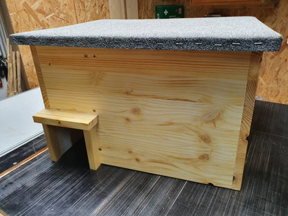 Igel Schlafhaus (30cm hoch) imprägniert OHNE Rattenklappe