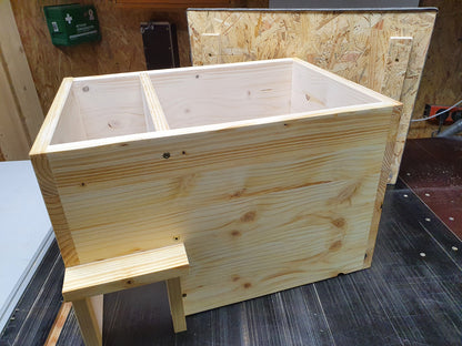 Igel Schlafhaus (30cm hoch) imprägniert OHNE Rattenklappe