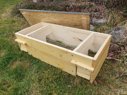 XXL Igelfutterhaus MIT Futterspender, imprägniert