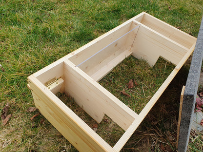 XXL Igelfutterhaus MIT Futterspender, imprägniert