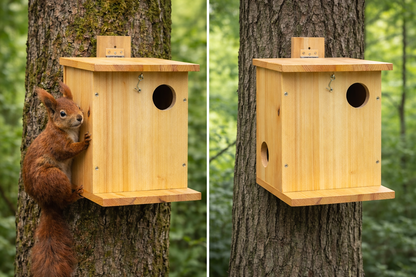 3-Wege-Eichhörnchenkobel