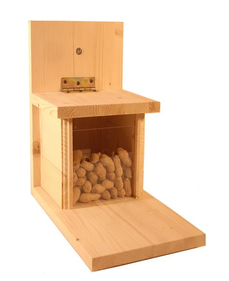 Eichhörnchen Futterhaus imprägniert (Leinölfirnis)