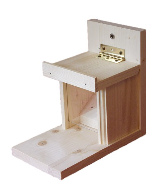 Vogelfutterstelle mit Balkon (imprägniert)