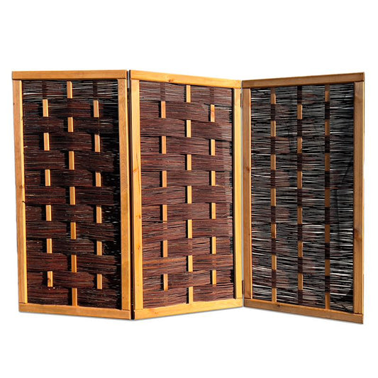 Weiden-Paravent Deluxe - 3teilig - versch. Größen